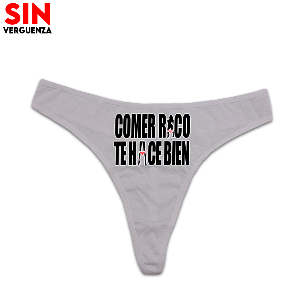 Colección de Tangas "Comer rico te hace bien"