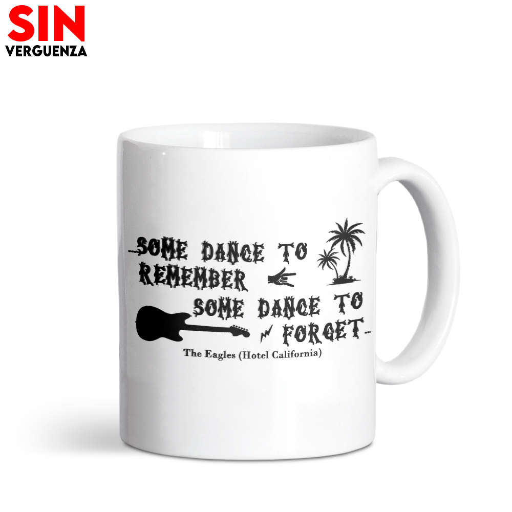 Taza frase "Hotel California"