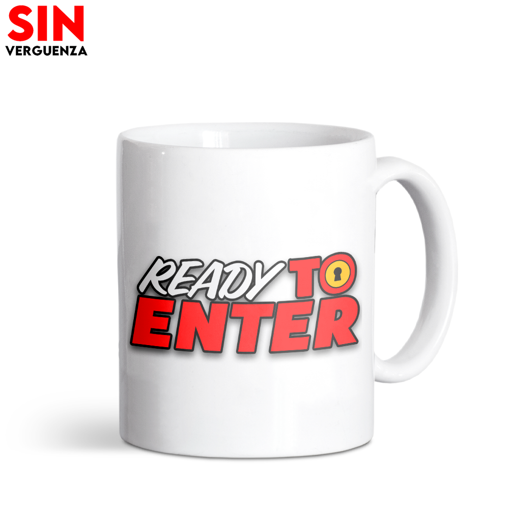 Taza de "Ready To Enter"