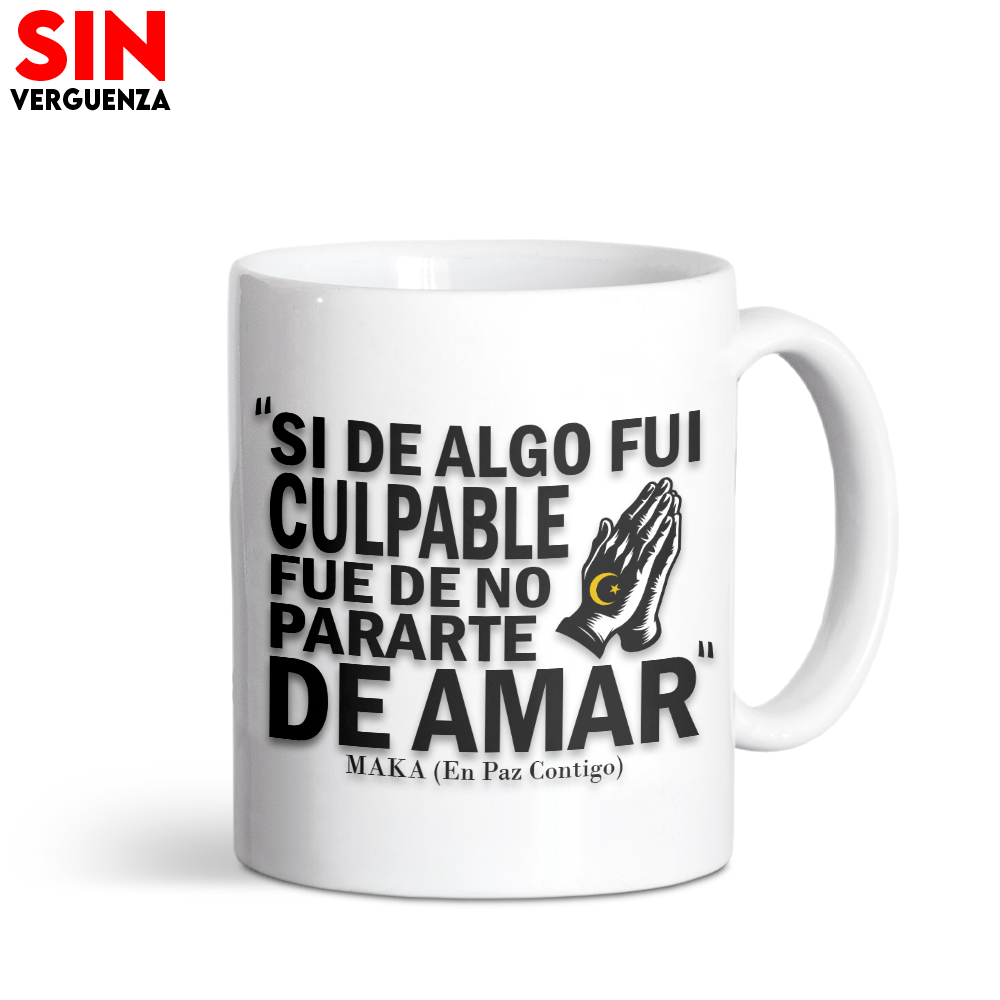 Taza frase "En paz Contigo"