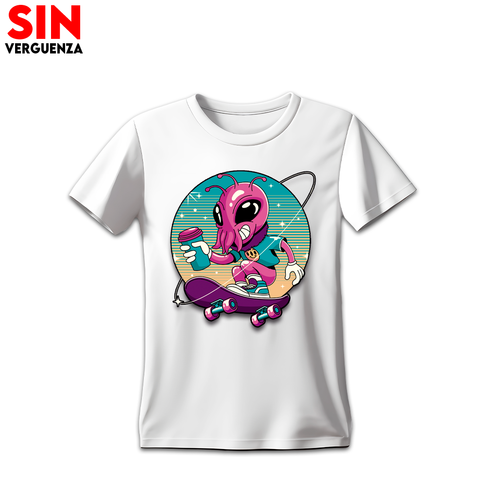 Colección de Camisetas "Alien Skater"