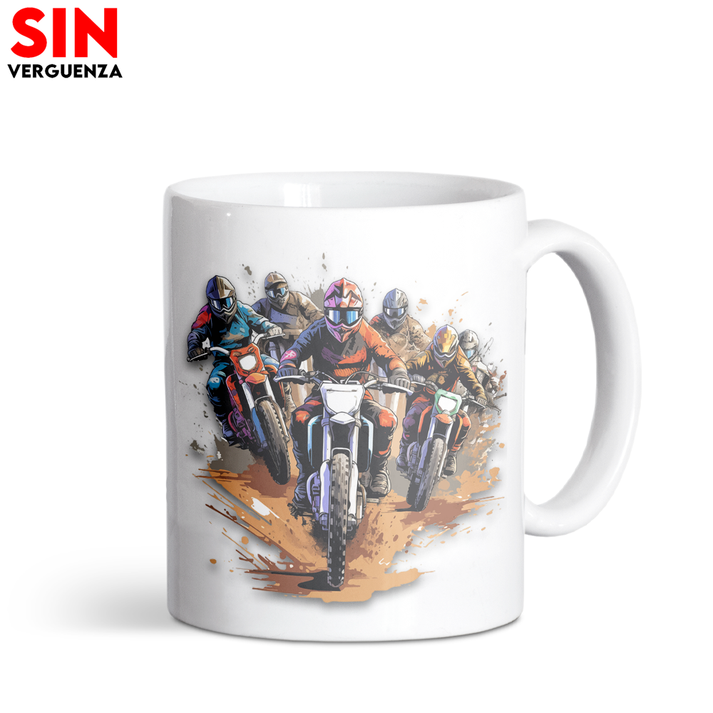 Taza de "Motos de Cross"