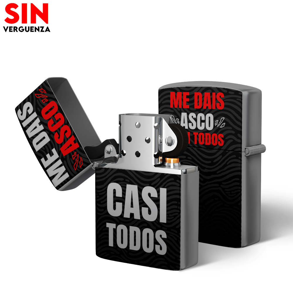 Zippo de "Me dais asco casi Todos"