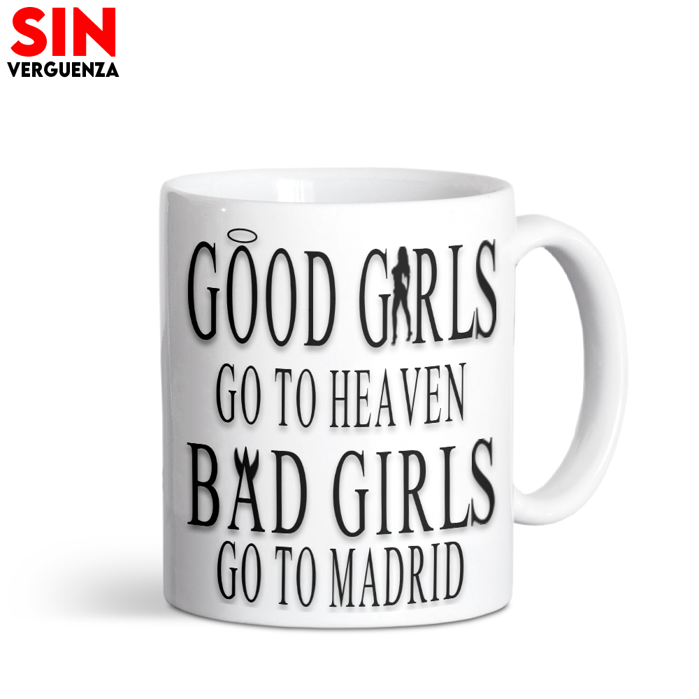 Taza "Bad Girls go to Tenerife"