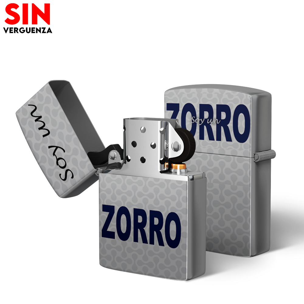 Zippo de "Soy un Zorro"