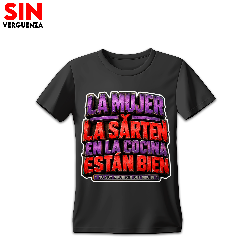 Camiseta La Mujer y la Sartén