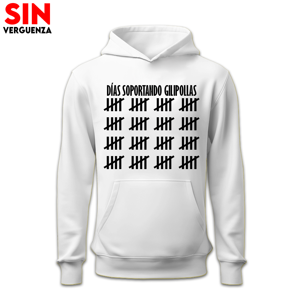 Colección de Sudadera "Días Soportando Gilipollas"