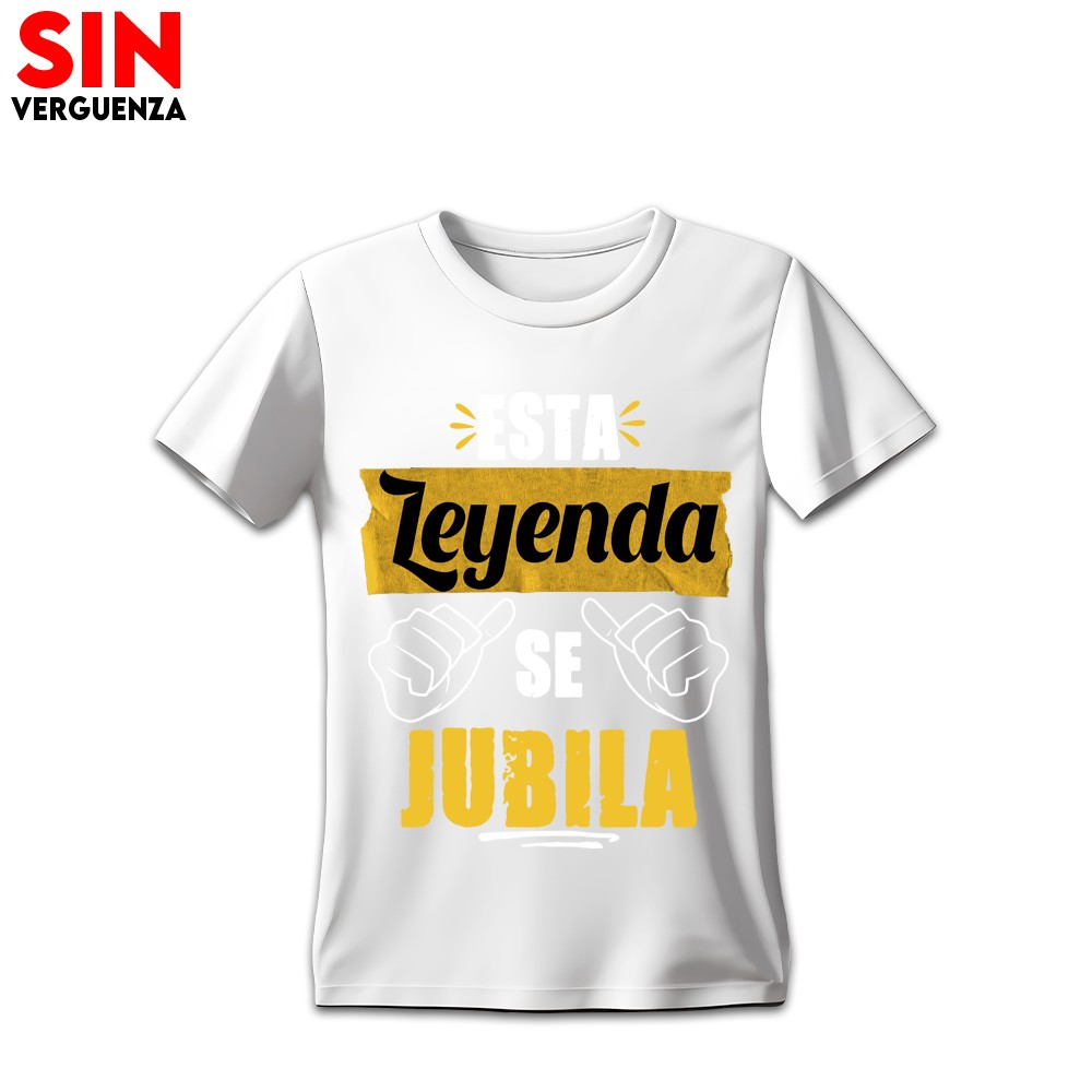 Colección de camisetas "Esta leyenda se jubila"