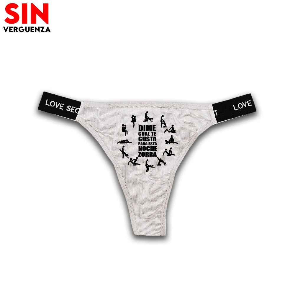 Colección de Tangas de "Pose Favorita"