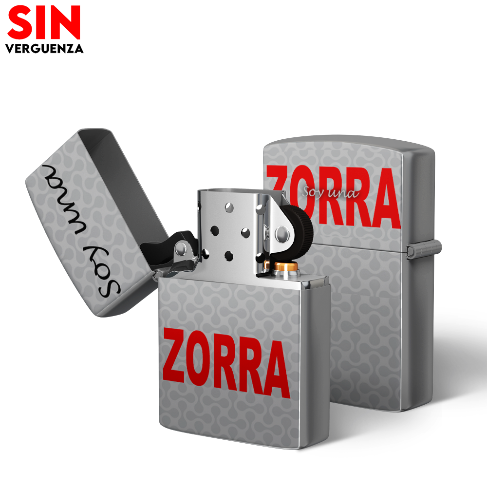 Zippo de "Soy una Zorra"