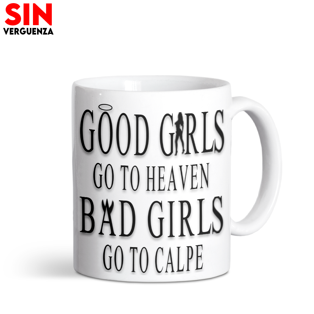 Taza "Bad Girls go to Calpe"