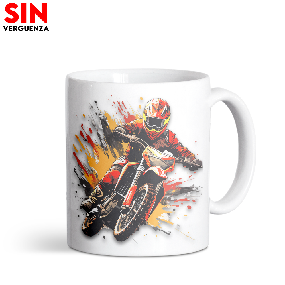 Taza de "Motocross"