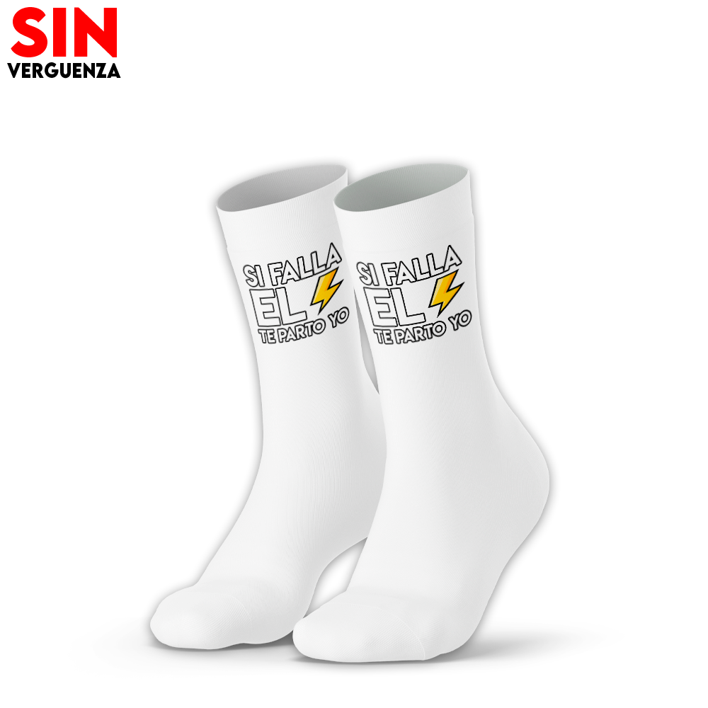 Calcetines "Si Falla el Rayo, Te Parto Yo"