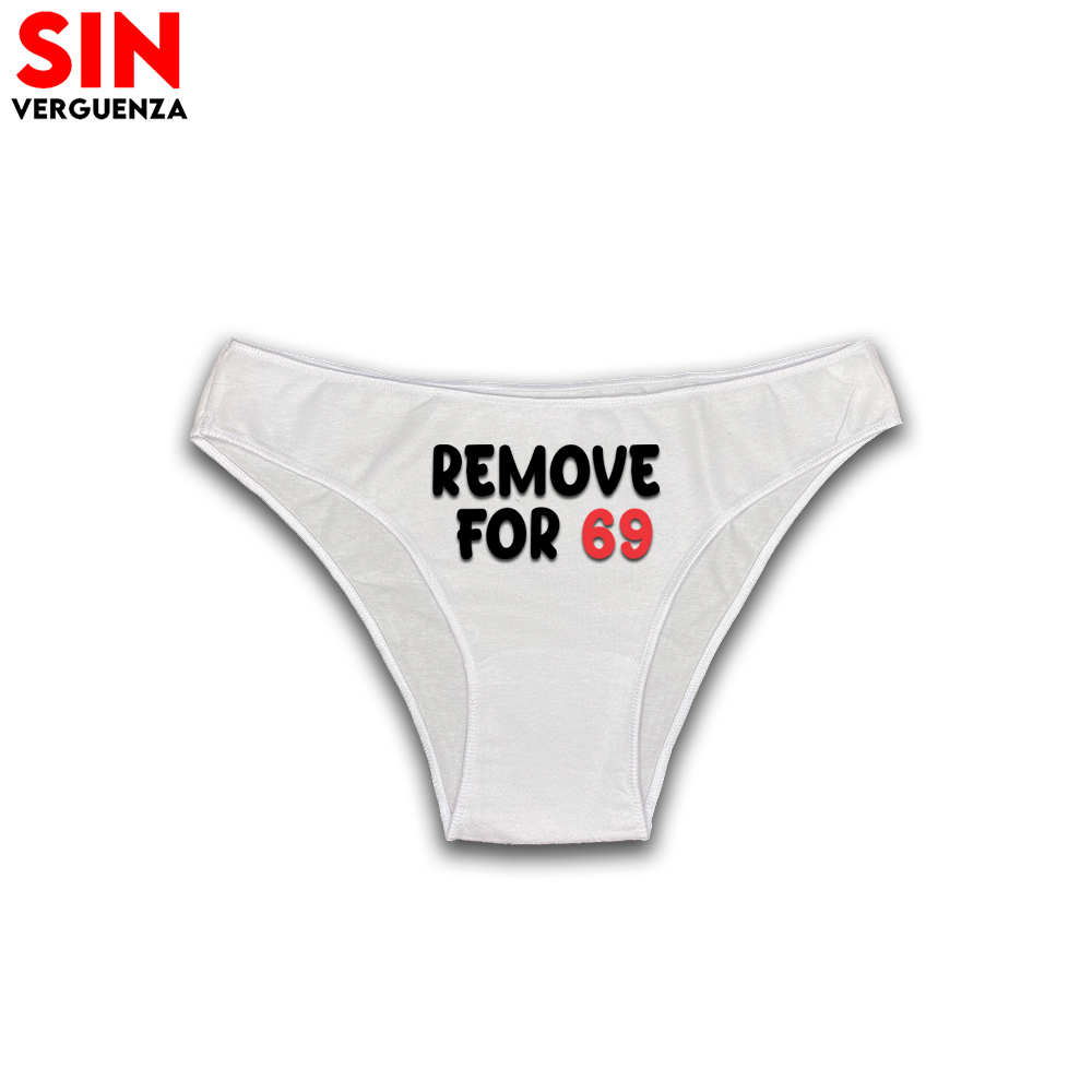 Colección de Bragas de "Remove For 69"